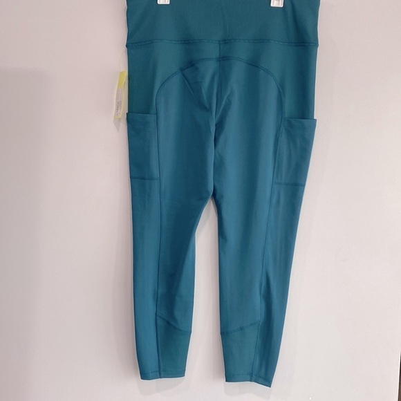 Women's Flex Ribbed Curvy Fit High-Rise Leggings - All in Motion™ Blue Size 1X - Picture 5 of 8